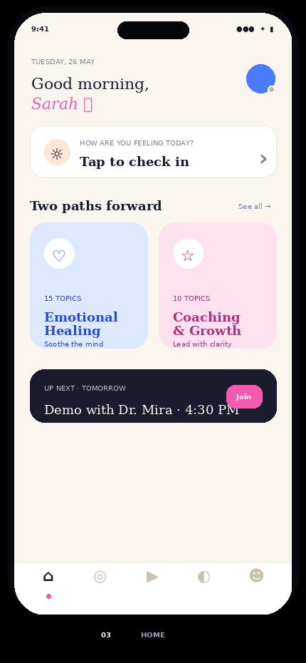 Manas — daily wellness home